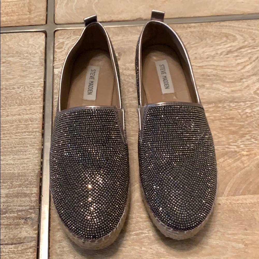 ⭐️SOLD⭐️ Steve Madden Swarovski Espadrille Sz 9